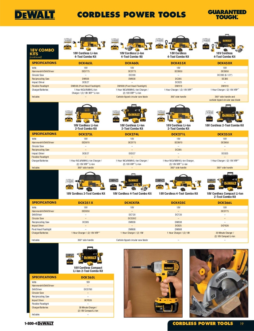 DeWalt Tools Catalog