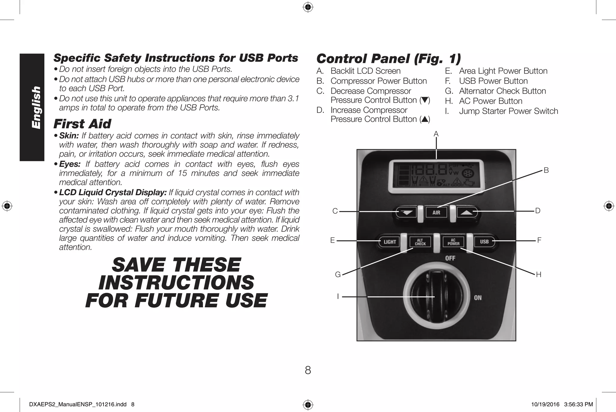Dewalt Jump Starter Manual