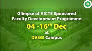 Dewan V S Group of Institutions - Faculty  Development Program