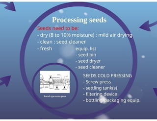 Dewavrin Oil Seed Production
