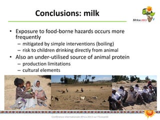 An integrated approach to assessing and improving meat and milk safety and nutrition in the Ethiopian sheep and goat value chain