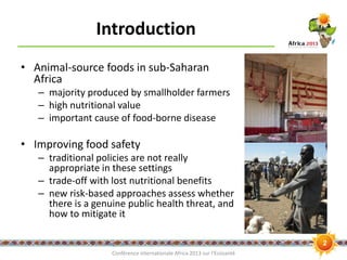 An integrated approach to assessing and improving meat and milk safety and nutrition in the Ethiopian sheep and goat value chain