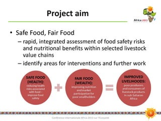 An integrated approach to assessing and improving meat and milk safety and nutrition in the Ethiopian sheep and goat value chain