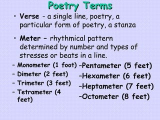 DeWeese poetry notes_ppt[1] | PPT