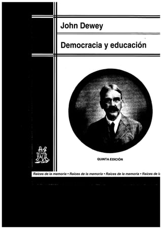 Dewey democracia y educacion