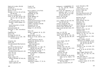 falacias de la critica, 356-358
felicidad, 19
feo, lo, 108, 129, 196, 231n
fijación, 47, 213
filosofia, 3, 12, 112, 135, 167-168,
307-330,381
filósofos y científicos, 84
forma, 27, 86, 128, 130-131, 139,
143-144, 148, 151-182, 227-
228
de la escultura gótica, 160-161
Filosofia y estética griegas, 167-
168
historia natural de la, 151-182
musical, 257
forma perceptible, 86
formación y artes automáticas,
256
Fragonard, 144
frescos, 250
Fry, Roger, 98, 100, 101
funcionalismo en el arte, 129,
142-143, 386-387
Giorgione, 252
Giotto, 104
Goce de la poesia (Max Eastman),
152
goce de las obras de arte, 31
Goethe, 317, 335, 355, 358
góticos, edificios, 250
escultura en los, forma de la, 160
Goya, 104, 142
Grecia, 29,370
Greco, 105
griega, cultura, 374,
ciencia y filosofía, 167-168,224,
381
escultura, 161, 192
juegos y gimnasia, 256
400
Guardi, 145
Guercino, 160
hacer y padecer, 51-58, 59-65
véase interacción
Hambidge, jay, 358
Hamlet, 355
Hazlitt, William, 319
Hegel, 171, 326
Hesíodo, 371
historia natural de la forma, 151-182
holandesa, escuela, 265
hombre y naturaleza, 305-306
Housman, 212, 243
Hudson, W. H., 32, 140
Hulme, T. E., 87, 375-376
Ibsen, 212
ideales y material, 20, 32, 272-
273, 328
iglesia católica, 372, 373
ilusión en el arte, 226-227, 310-
313
i1usión, teoria de la, 310-313
imaginación, 300-304, 307-310
imitación, 8, 320
véase representación
impulso, 67, 289
individualización, 77 y sigs., 93,
228-233, 313, 320, 325
industrialismo en el arte, 10, 11,
30, 256, 381, 385-389
inercia dei hábito e imaginación,
304-305
1ngres, 343
ínspiración. 75-76, 301
instinto, 289
instrumental, 157
intelectual y estético, 17, 52, 63,
84,107
inteligencia e inteligibilidad, 25,
52, 151, 155-156, 194-195,
240, 325-327
ínteracción dei organismo y el
ambiente, caps. 1 y 11, pas-
sim, 14-21, 25, 41, 57 y sigs.,
165-166,278-279,307
interés, 107, 214, 298
íntuición, 300, 332
jarnes, William, 64, 83, 103, 134,
190,233,237,244
Johnson, Samuel, 90, 109
joiedevivre(Matisse), 142, 312
judicial, crítica, 342-343, 344
juego, teoria dei arte como, 312-
317
Kant, 141, 245, 333
kantiana, psicologia. 288
Keats, 36-37, 38, 81, 124, 139,
163, 233, 243, 264, 287, 291,
392
Lamb, Charles, 158, 319
Lancret, 144
Lee, Vernon, 114, 116
Leibniz, 230
Lemaitre, jules, 344, 345
lenguaje, objetos de arte como,
119, 323-324, 379
véasemedio
Leonardo, 195, 326
línea y forma, 228
líncas portadoras de las propie-
dades de los objetos, 113-
114
Lippmann, Un pr<;{acio a la mo-
ral, 373n, 385n
literatura, el mediei de la, 257
Locke, Descartes y, 382
Hume y, 44
Lorena, Claude de, 331
Louvre, 9, 341n, 353
Lucrecio, 326
Lucy Grav (Wordsworth), 148
Luxemburgo, museo de, 341
Macbeth, 220, 233
Manet, 161, 199
Mann, Thomas, 239, 354
Mantegna, 160
Maquiavelo, 373
Marin, john, 230
rnasa y volumen, 237, 239-240
Masaccio, 104
materia y forma, 144, 149
material, 32, 86
materiales objetivos, 312
Matisse, 94, 120, 127, 133, 144,
153,312,342
«media proporcional», el, y Aris-
tóteles, 47
medio y medios, 222-225
diferencia con -medium-, 72-75,
132, 220-228, 196, 200-201,
206, 210, 312, 324, 361
Melville, 358
memoria y arte, 20, 81-84, 101-
102, 137
mente, 24, 26, 49, 297-300, 307n,
308
Miguel Ángel, Moisés de, 263
Milton, 90, 124, 139, 173, 326,
359-360
Mill, John Stuart, 54
modelos comunes a varias expe-
riencias, IR
sustancia común de las artes,
211-240
401
 