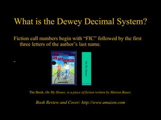 Fic Call Numbers DDC dewey decimal CLASIFICATION UNTUK PERPUSTAKAAN.ppt