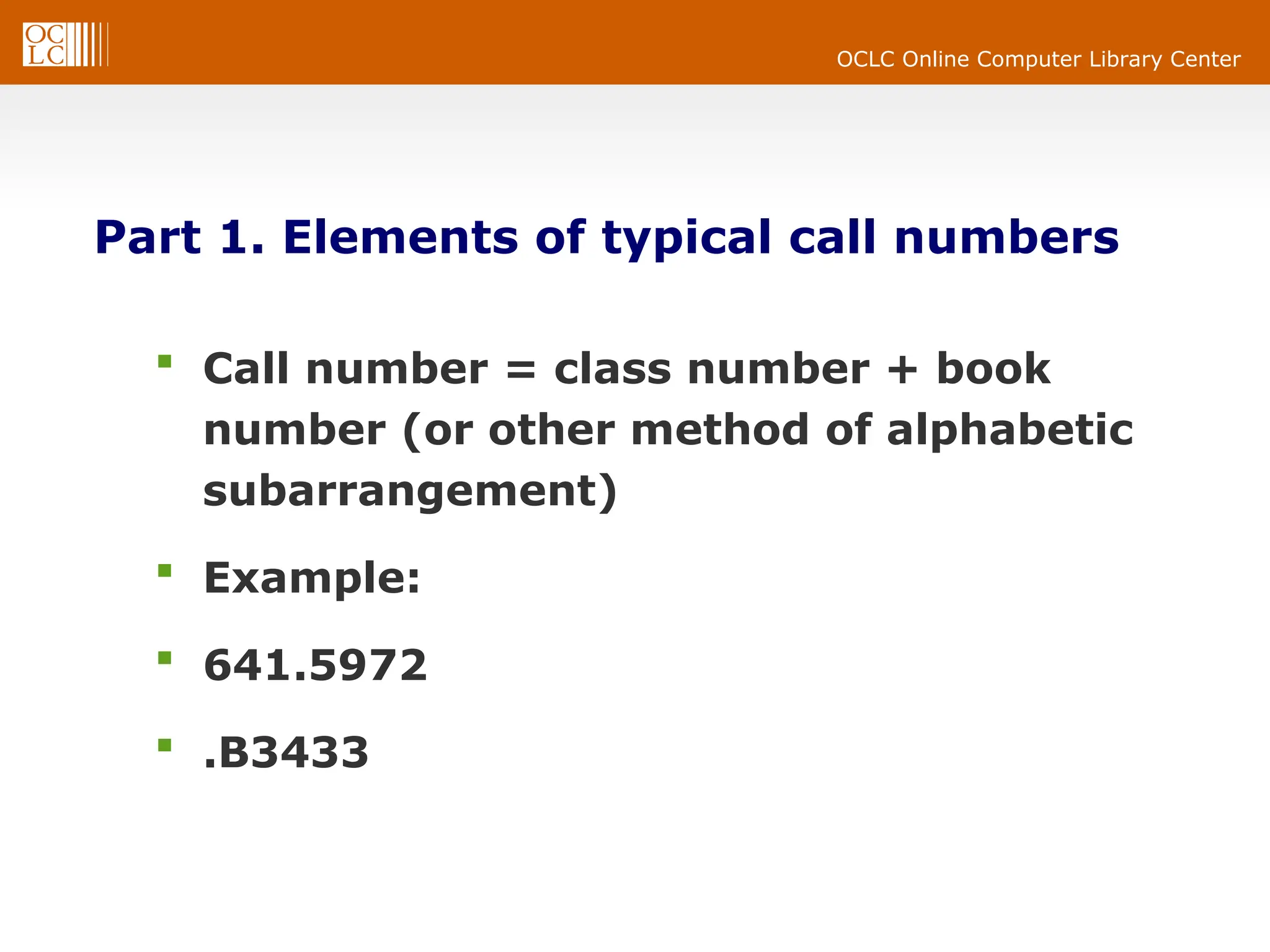 DDC Shelf Numbers DDC Number Building for shelf arrangement | PPT