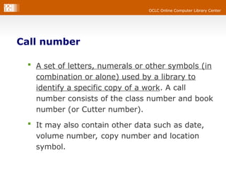 DDC Shelf Numbers DDC Number Building for shelf arrangement | PPT