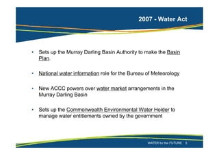 WATER for the FUTURE 5