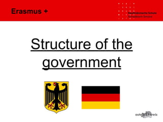 Erasmus +
Structure of the
government
 