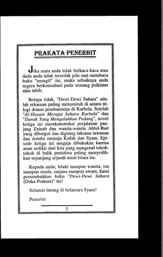 DEWI-DEWI SAHARA -- MUHSIN LABIB