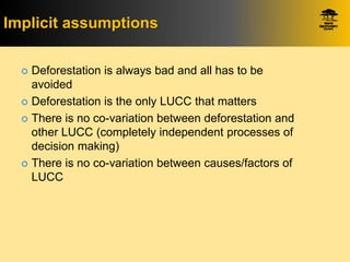 Identifying Policy Levers Of Deforestation  and Recovery Of Tree Cover From The Driver Analyses: A Case Study From Indonesia