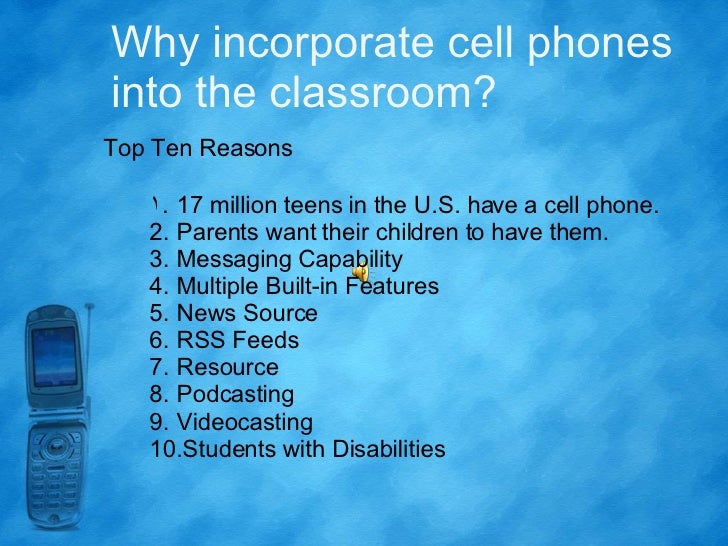 Cell Phones in the Classroom