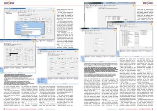 4

                                                                                                                            happy about that, since it is                                                                                                                 could then be received and
                                                                                                                    1       labelled Alarm.                                                                                                                               processed with any stand-
                                                                                                                               In step 4 just above we                                                                                                                    ard DVB-C receiver. Even all
                                                                                                                            had    activated   Multiplex,                                                                                                                 additional features and ser-
                                                                                                                            which meant we needed to                                                                                                                      vices such as teletext were
                                                                                                                            define which channels from                                                                                                                    available without a glitch.
                                                                                                                            the three inputs should be                                                                                                                      The conclusion we drew
                                                                                                                            taken over.                                                                                                                                   from building our own lit-
                                                                                                                               As mentioned in the begin-
                                                                                                                            ning, the NDS3975 can also
                                                                                                                            be set up with great ease                                                                                                                                                   5
                                                                                                                            using the Network Manage-
                                                                                                                            ment Software (NMS) right
                                                                                                                            on the PC. For the Multiplex
                                                                                                                            setup we opted for that very
                                                                                                                                                                                                                              6
                                                                                                                            convenient option.
                                                                                                                               The software is not de-
                                                                                                                            signed specifically for the
                                                                                                                            NDS3975 but works with all
                                                                                                                            Dexing products. This way
                                                                                                                            a head-end equipped with
                                                                                                                            different Dexing products
                                                                     2                                                      can be set up and controlled
                                                                                                                            with a single software solu-
                                                                                                                            tion.
                                                                                                                               The tree structure of the
                                                                                                                            software allows defining


                                                                                                                                                            3




                                                                                                                                                                                                                                        NDS3975 our meter with            tle head-end station was
                                                                                                                                                                                                                                        ASI input detected the in-        that this was not only an
                                                                                                                                                                                                                                        coming transport stream.          interesting and worthwhile
                                                                                                                                                                4. Channels received by the tuner can be descrambled with one of
                                                                                                                                                                                                                                        What’s more, all channels         undertaking, but can also
                                                                                                                                                                the two plugged in CAMs. It’s interesting to note that each channel     of the stream could be re-        easily provide residential
                                                                                                                                                                can be individually paired with one of the two CAMs.                    ceived nice and clear.            accommodation, hotels or
                                                                                                                                                                5. The ‘Mux’ tab takes care of re-multiplexer configuration, which        Next, we turned to the          hospitals with complete TV
                                                                                                                                                                could not be easier: on the left side you select a source channel
                                                                                                                                                                and by clicking on the arrow button pointing to the right it is added   Dectek DTU-215 Gold. First,       bouquets via DVB-C/T or
                                                                                                                                                                to the target stream. Selecting a channel on the right side and         we set up the MuxXpert            IPTV.
                                                                                                                                                                using the arrow button pointing to the left, the channel is removed     software – which is avail-           As always, we put the in-
                                                                                                                                                                from the target stream.
                                                                                                                                                                                                                                        able as an option – to make       tegrated tuner itself to a
1. All Dexing devices are supported by the                                                                                                                      6. The NDS3975 is a professional device, which is why it comes
NetworkManagement Software, allowing entire head-end                                                                                                            with a fully implemented BISS decoder inside. Simply enter the          sure the IP stream from the       thorough test as well. The
stations to be managed with a single software solution.                                                                                                         current BISS key, select the BISS version and you’re done.              NDS3975 is handed over di-        results show that it is able
2. The “General Parameters” tab shows all main                                                                                                                                                                                          rectly to the DTU-215, which      to lock a signal even if the
configurations and here the video signal can be adjusted as                                                                                                     dress of the NDS3975 (IP            user-friendly solution and          in turn would take care of        antenna is on the small
required.                                                                                                                                                       192.168.1.210 in our case)          for large installations, in         modulating the stream into        side and delivers a rather
3. To be seen on the left: Tree structure with TELE-                                                                                                            and confirming it all param-        particular, you can identify
audiovision group and Dexing NDS3975. To the right:                                                                                                                                                                                     a DVB-C signal.                   sketchy input signal.
Parameters Tab showing Tuner Parameters of the integrated                                                                                                       eters of the receiver can be        potential problems at a sin-          At this point you should           What’s more, we also tried
tuner. Our IRD is equipped with a DVB-S2 tuner.                                                                                                                 accessed, read and changed          gle glance.                         take care of the input band-      to provoke errors feeding
we could eliminate poten-                the NDS3975 as composite                  tion, since the pre-defined              groups which can be used to         as required. This is way fast-         On the left side of the          width, which must not ex-         the IP input with a faulty
tial network problems in our             video, component video and                IP address of the NDS3975                control several head-ends at        er and much more efficient          MUX tab all received chan-          ceed the maximum band-            transport stream – but to no
test center.                             HDMI. In addition, this was               (192.168.1.210) worked bril-             the same time, for example.         than making all adjustments         nels are listed according to        width for the selected            avail! Turning the transport
   5) In the Decoder Settings            also the channel that would               liantly for our test network.            Each group can then be set          directly on the box.                input, while the software           modulation. At the begin-         stream via ASI and IP off
menu you can freely select               be displayed on the mini                     As soon as a single change            up to manage any number of             Each device is shown in          lists channels that should          ning we simply could not re-      and on again did not bother
the video and audio formats,             screen on the front panel.                of the NDS3975 parameters                Dexing devices.                     the tree structure with a vir-      be packaged into the out-           sist the temptation of add-       the NDS3975 either, it per-
with a huge array of options               Any channel can be se-                  is confirmed the IRD be-                   The one thing you need            tual LED in front of its name.      put stream on the right side.       ing too many channels to a        formed brilliantly whenever
available.                               lected for output, no matter              comes active. You can see                to make sure is to select           This LED lights up in green         This way it does not take           single transponder, but after     a stream was fed to one of
   We restricted ourselves               whether it’s in the trans-                this with all five LEDs light-           the correct device from the         whenever a connection be-           rocket science to set up a          we had reduced that number        its inputs.
to perform a tuner search                port stream of the tuner or               ing up: Power, Tuner Lock,               drop-down list, so that the         tween software and receiver         new Mux.                            to six everything was alright        All that happens when the
and then selected ARD HD.                comes for the ASI or IP in-               ASI Lock, IP Lock and De-                corresponding tabs show             is established, and if no con-         In fact, you don’t even          and worked flawlessly.            ASI cable is disconnected,
This meant that ARD HD                   puts.                                     coder OK.                                the menu options for that           nection is possible this is in-     have to consult a manual.             The frequency that was          or the feeding receiver is
would be available from the                6) We did not change                       Only one LED remained                 particular device.                  dicated with a red light. We        Once the final settings have        created     with   MuxXpert       switched off, for example,
video and audio outputs of               the    network     configura-             dark, and we were quite                    After entering the IP ad-         believe this is an extremely        been transferred to the             (447MHz, 64QAM, SR 6875)          is that the status LED ceas-


88 TELE-audiovision International — The World‘s Largest Digital TV Trade Magazine — 01-02/2013 — www.TELE-audiovision.com                                                                                     www.TELE-audiovision.com — 01-02/2013 — TELE-audiovision International — 全球发行量最大的数字电视杂志   89
 