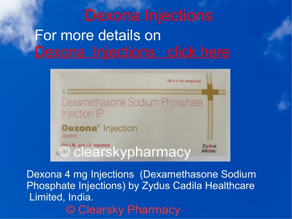 Dexona Injections (Dexamethasone Sodium Phosphate Injections)