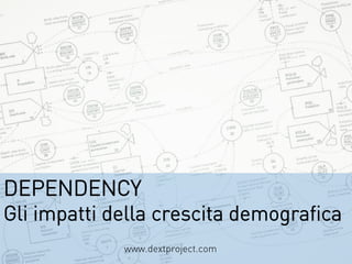 DEPENDENCY
Gli impatti della crescita demografica
www.dextproject.com
 