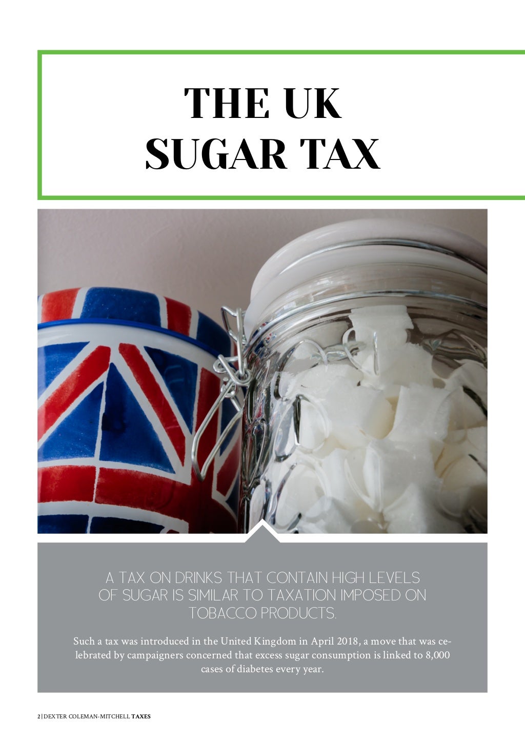 The UK Sugar Tax