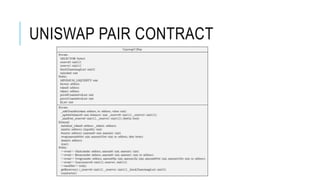 UNISWAP PAIR CONTRACT
 