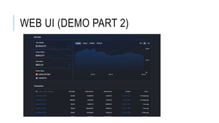 WEB UI (DEMO PART 2)
 