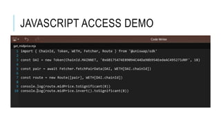 JAVASCRIPT ACCESS DEMO
 