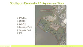 Southport Renewal – RD Agreement Sites
BP/ARCO
GTI-CBS
AMSPEC
Gloucester Point
VanguardVinyl
GAF
March 11, 2016 Resource Renewal, LLC– Jeffrey C. Dey5
 