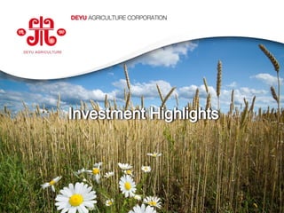 4
www.deyuagri.com
 