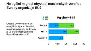 Nelegální migraci obyvatel muslimských zemí do
Evropy organizuje EU?
Otázka: Domníváte se, že
nelegální migrace obyvatel
m...