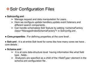 Basics of Solr and Solr Integration with AEM6 | PDF