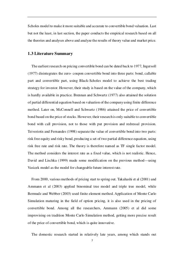 Trading strategies convertible bonds