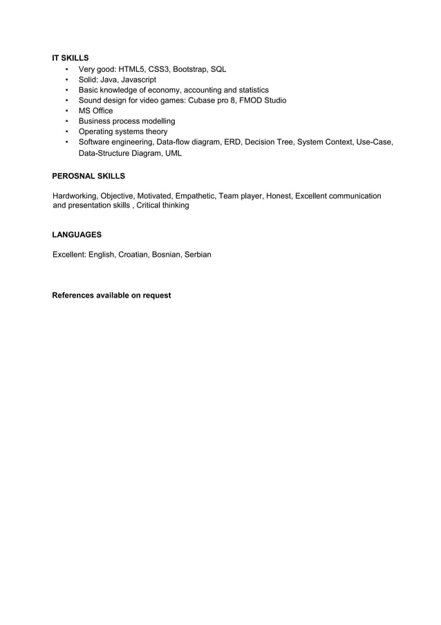 Deni Lakobrija CV PDF Deni Lakobrija CV PDF