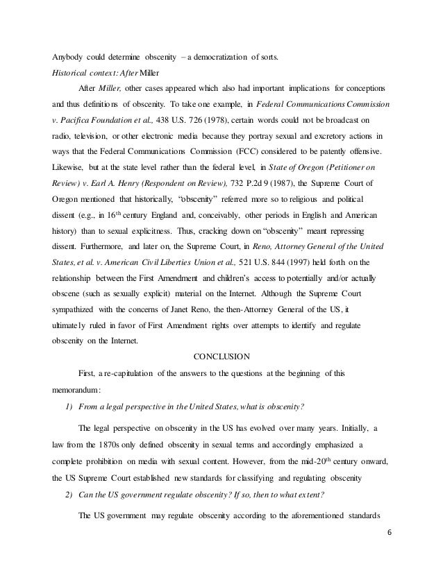 Obscenity charges image