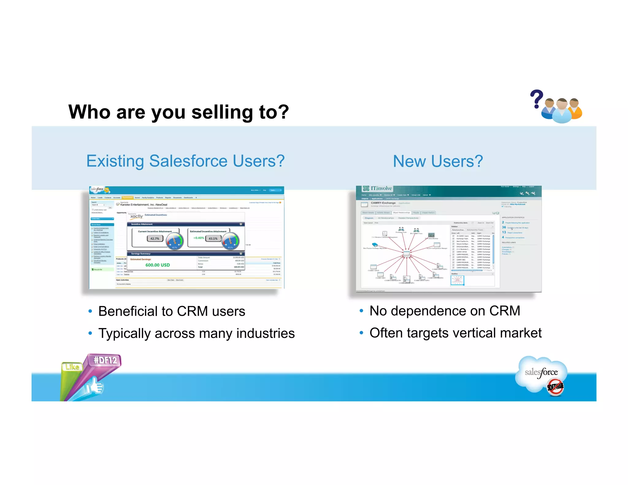 What are you selling?
What are you building?
 