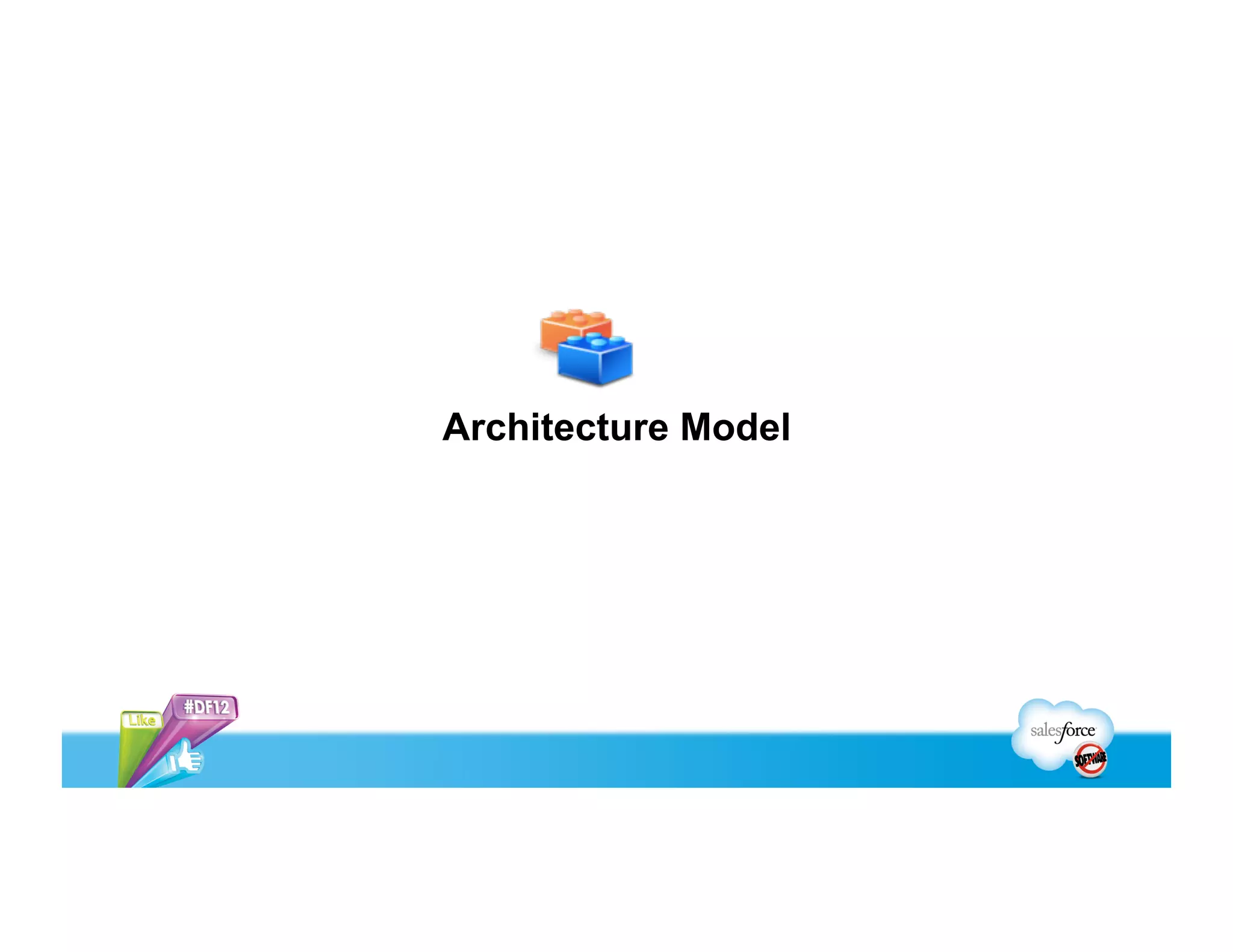 Custom ApplicationSales/Service Cloud Extension
•  eSignature, Email Marketing etc.
•  Extending Sales/Service Cloud
•  Standard + Custom Objects
•  Project Management, Supply Chain etc.
•  No reliance on Sales/Service Cloud
•  Custom Objects
What are you selling?
 