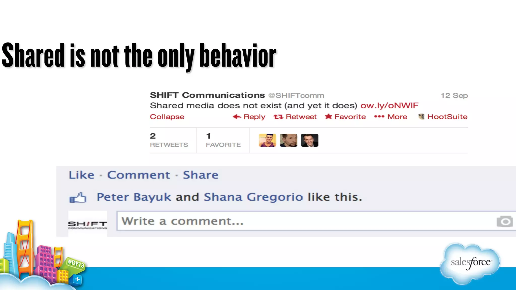 Shared is not the only behavior

 