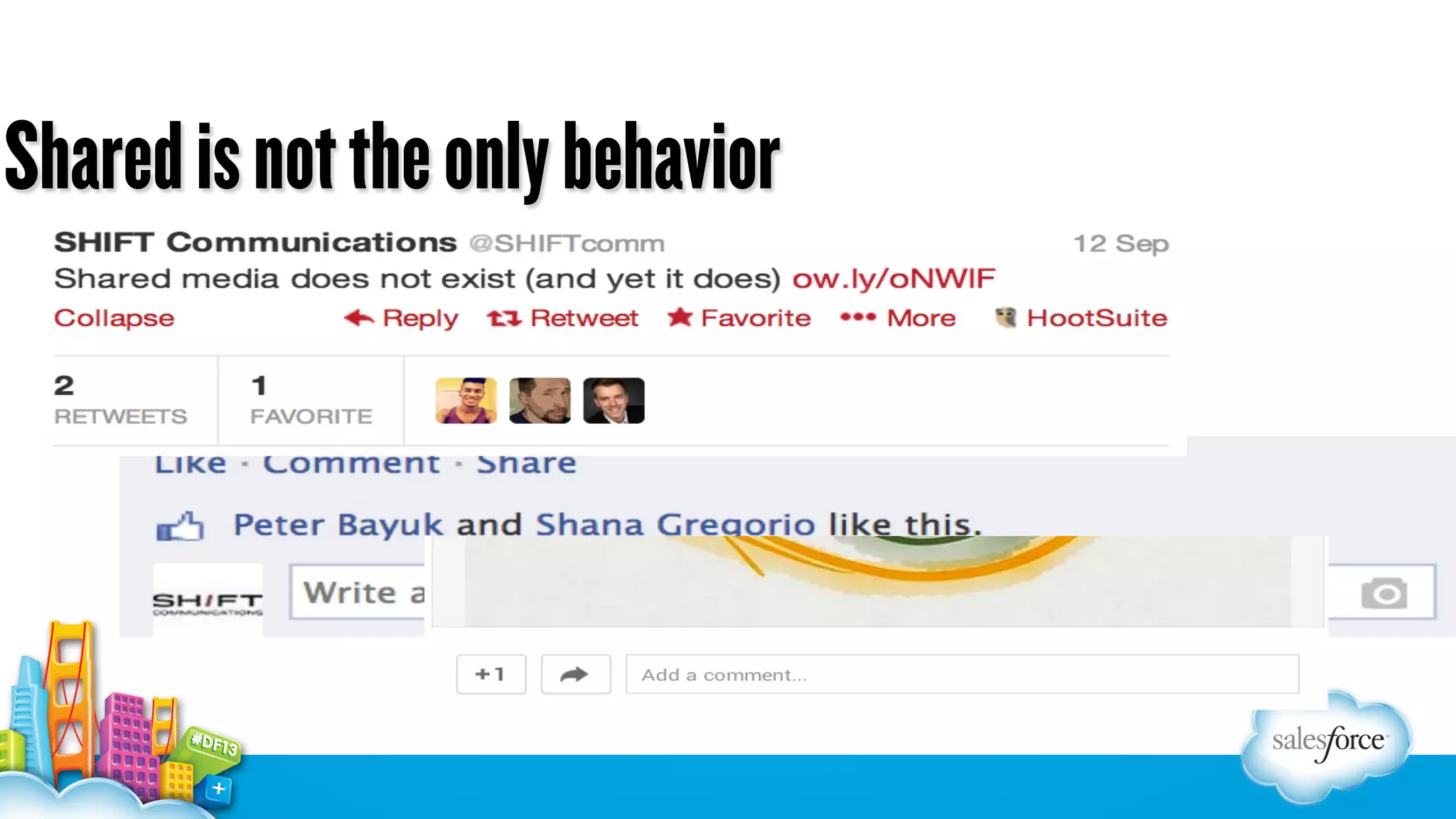 Shared is not the only behavior

 