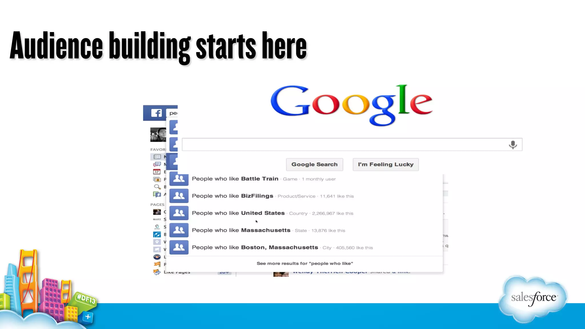 Audience building starts here

 