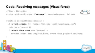 Making External Web Pages Interact With Visualforce | PDF