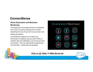 ConnectSense
Home Automation and Business
Monitoring
ConnectSense is the perfect solution for automating
your home or busi...