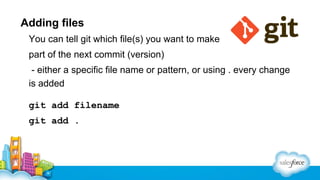 Introduction to Git for Force.com Developers | PPT