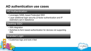 AD authentication use cases

 