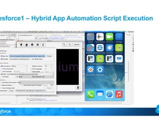Salesforce1 – Hybrid App Automation Script Execution 
 