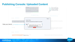 Publishing Console: Uploaded Content
Gate your demo!
 