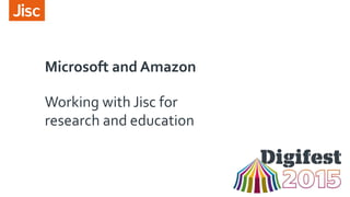 Find out more…
Contact…
Dan Perry
Director, product and marketing
Dan.perry@jisc.ac.uk
jisc.ac.uk
 