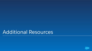 Additional Resources
 