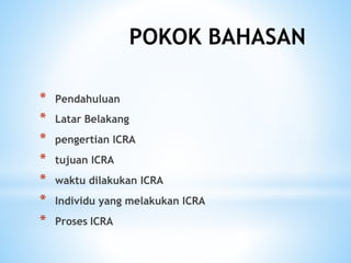 Icra Type infection control risk assesment (icra) in clinic | PDF
