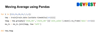 Time Series Analysis: Challenge Kaggle with TensorFlow | PPTX