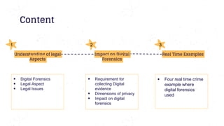 Cd/digital Forensics Example Legal aspects of digital forensics | PPTX