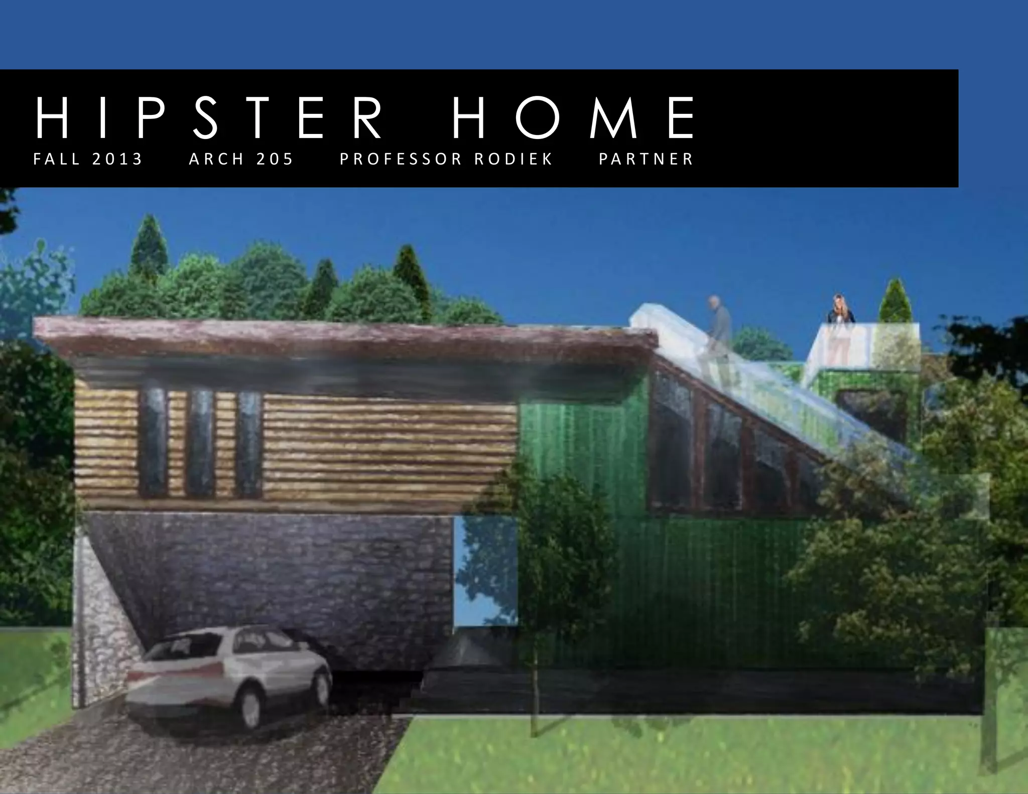 H I P S T E R H O M EF A L L 2 0 1 3 A R C H 2 0 5 P R O F E S S O R R O D I E K P A R T N E R
 