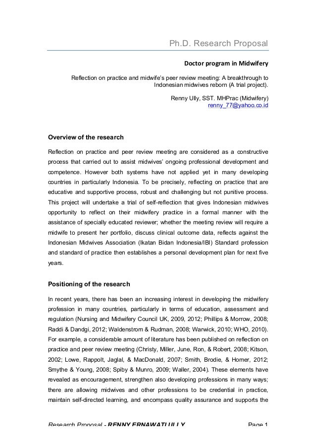 research proposal for phd admission